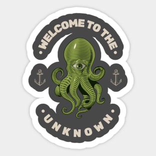Welcome To Unknown Sticker